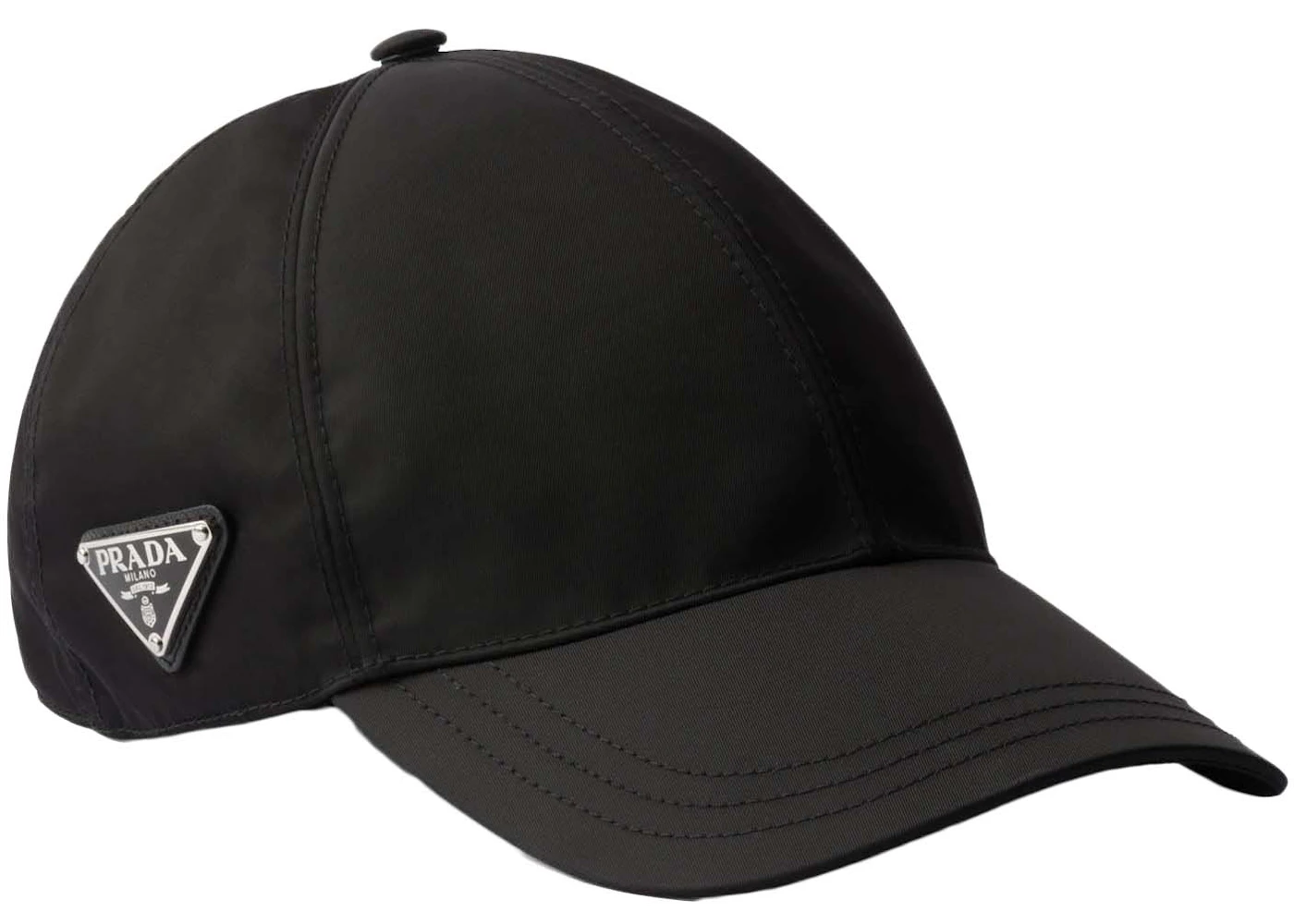 Prada Re-Nylon Baseball Cap Black