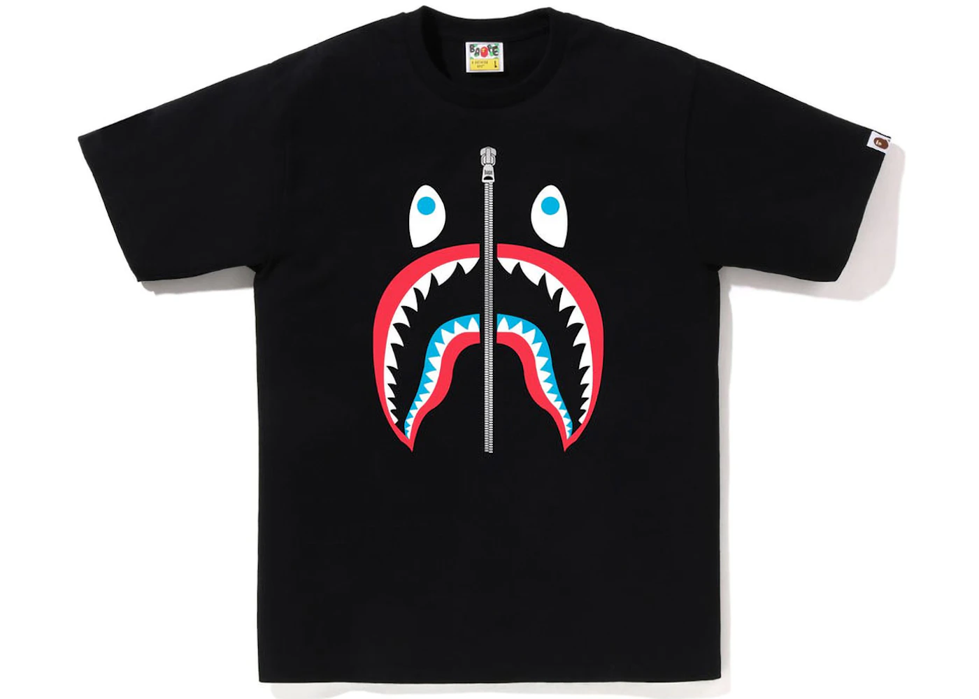 BAPE Colors Shark Tee (SS23) Black