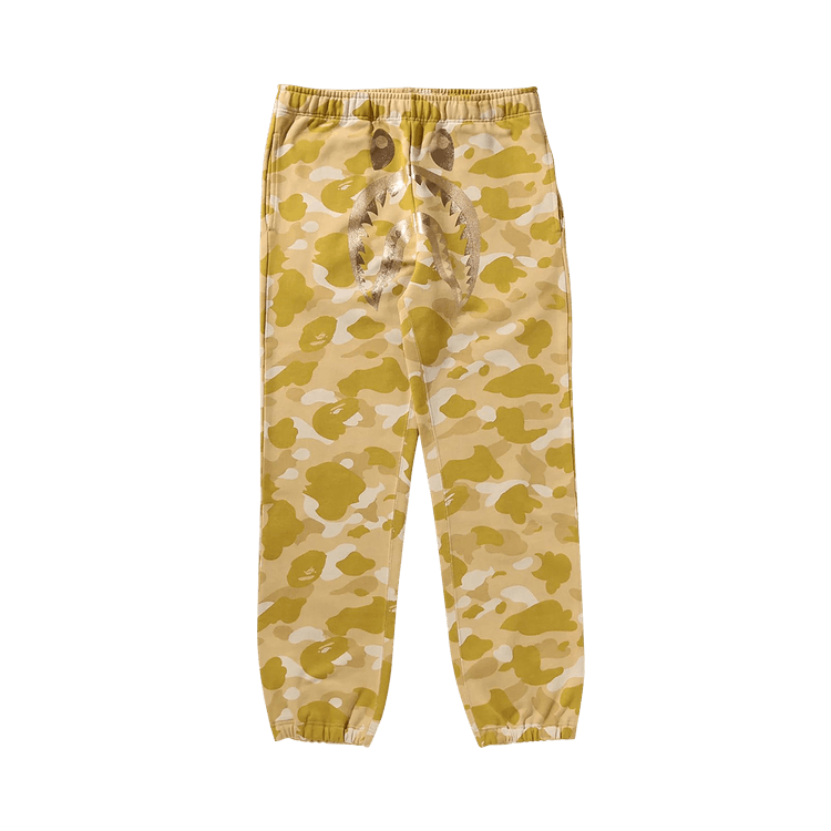 BAPE Color Camo Shark Sweatpants 'Yellow'