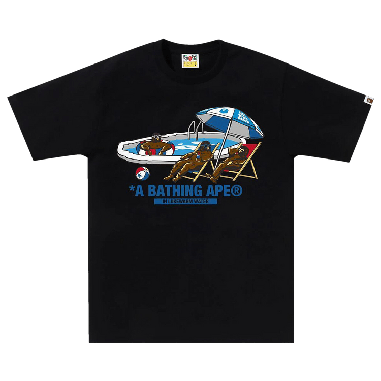 BAPE Poolside Tee 'Black'