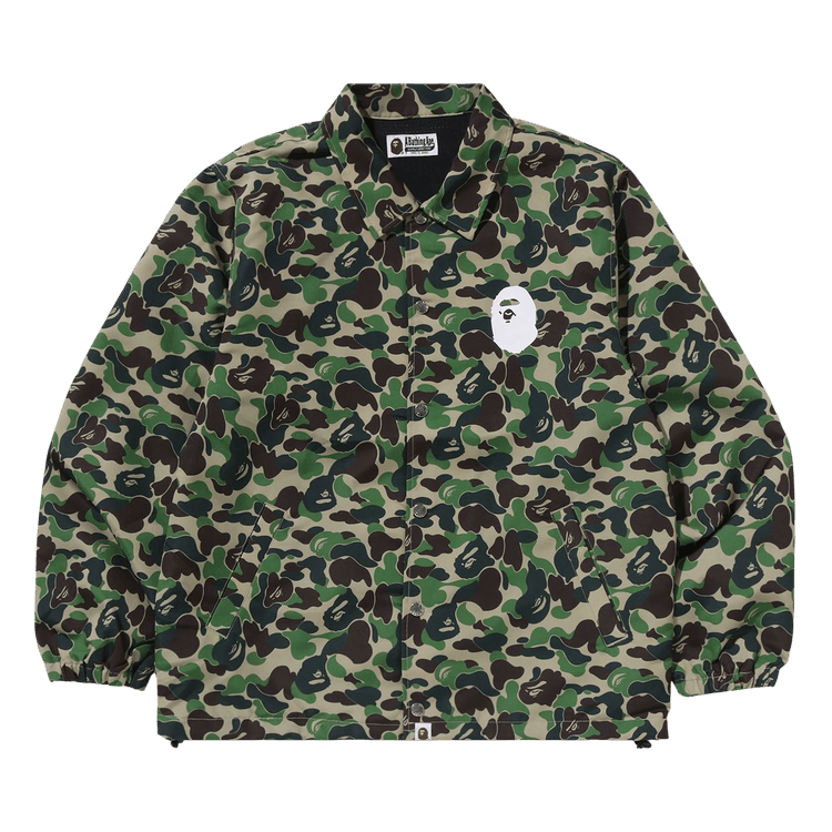 BAPE ABC Camo NYC Logo Coach Jacket 'Green'
