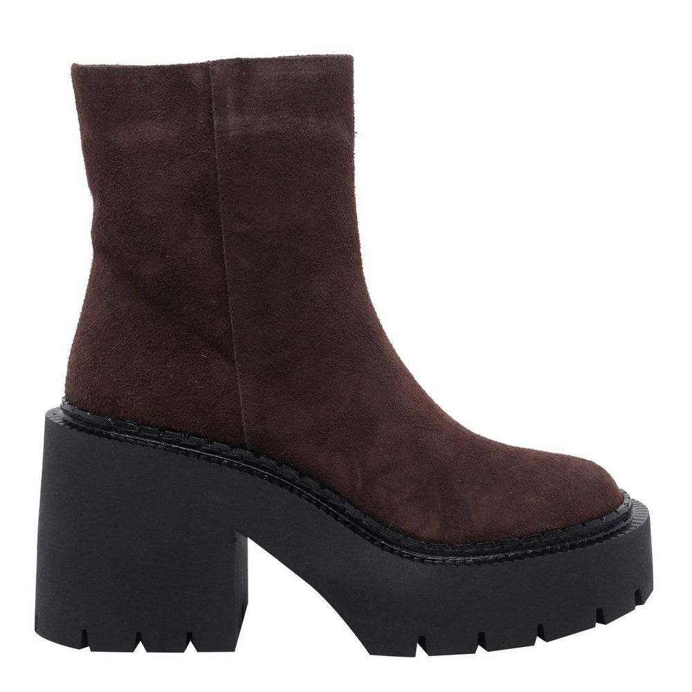 Vic Matie Platform Round-Toe Ankle Boots