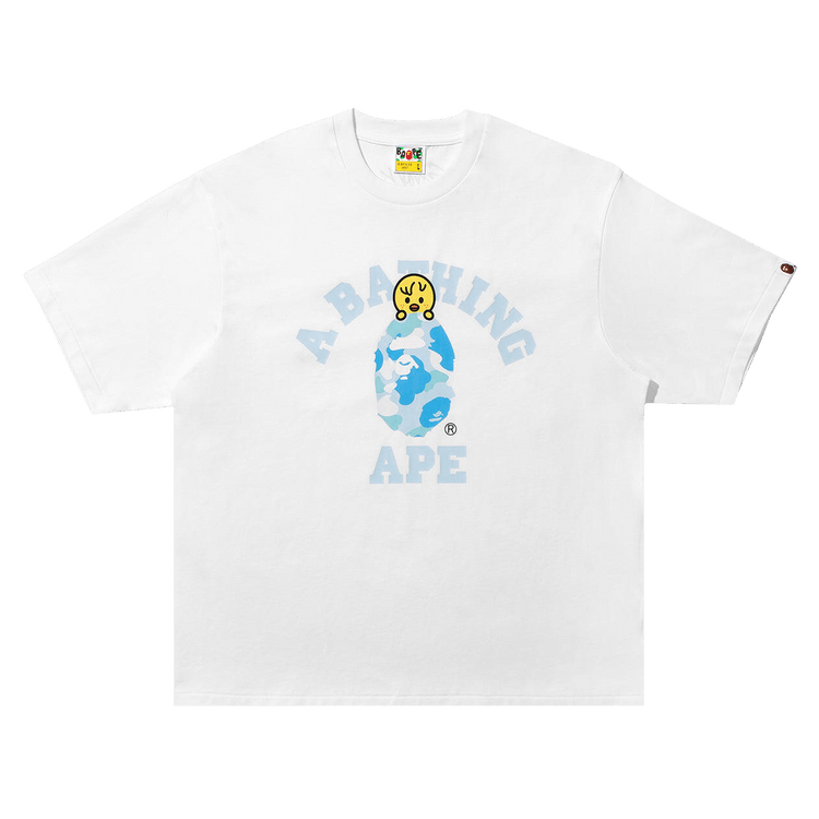 BAPE x Stray Kids Bbokari College Tee 'White'