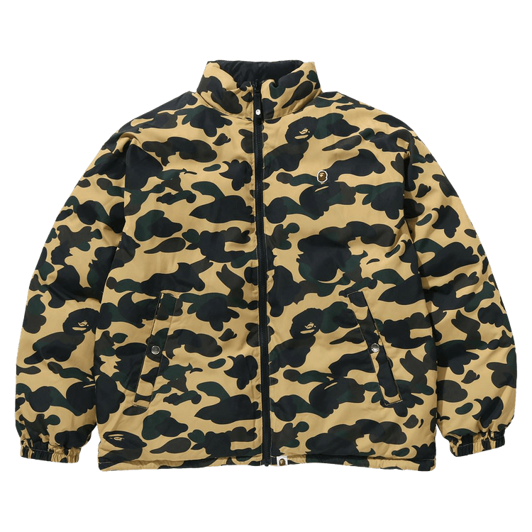 BAPE 1st Camo Reversible Down Jacket 'Yellow'
