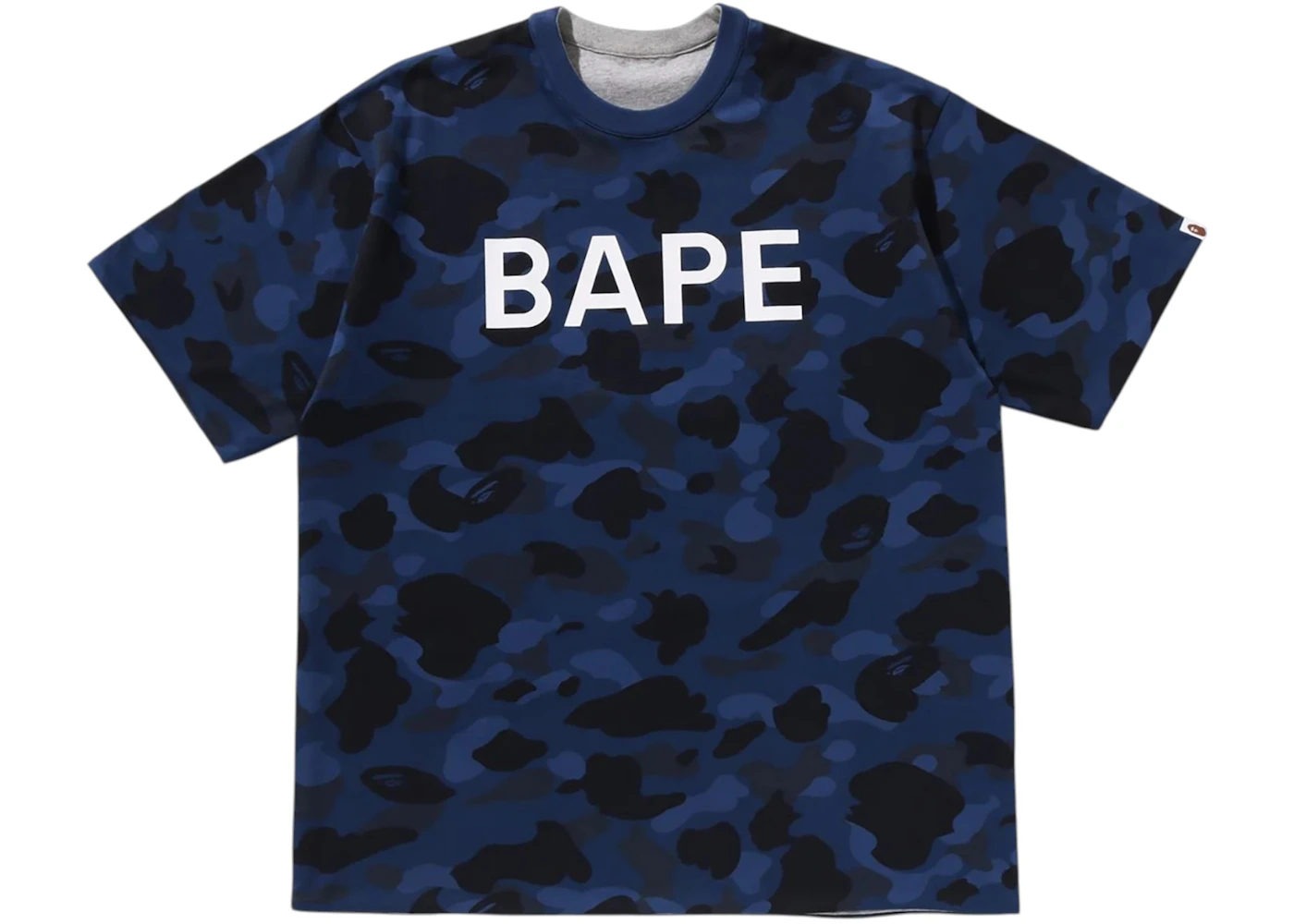 BAPE Color Camo Reversible Tee Navy