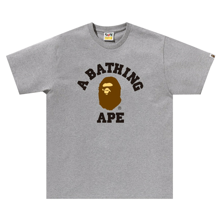 BAPE College Tee 'Grey'