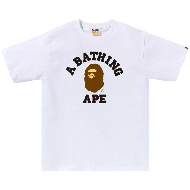 BAPE College Tee 'White'