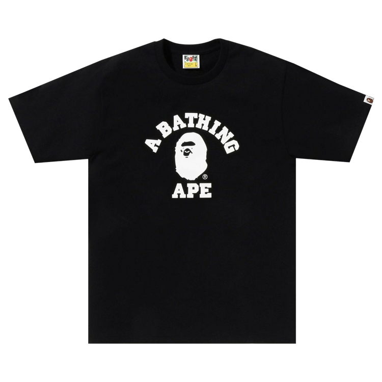 BAPE Stone Eye College Tee 'Black'