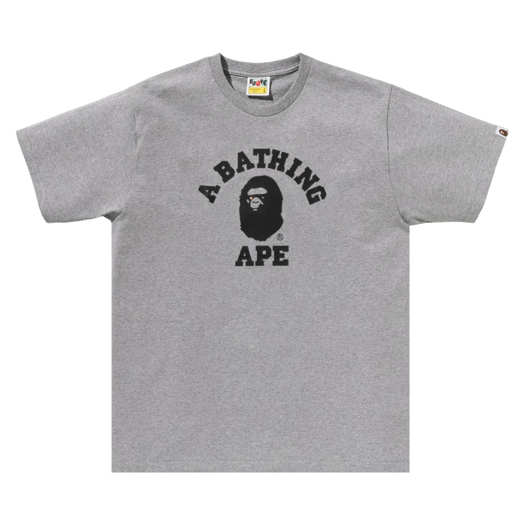 BAPE Stone Eye College Tee 'Grey'