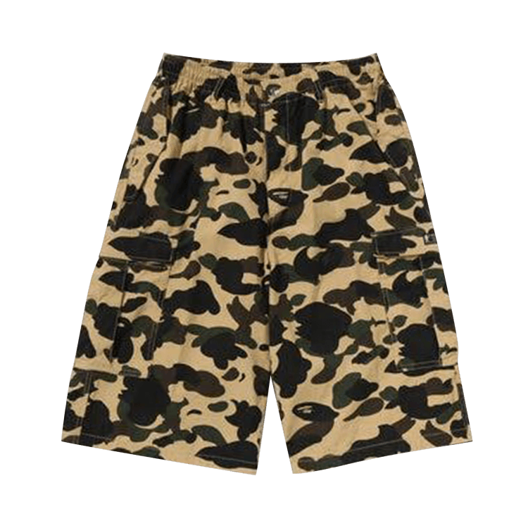 BAPE Camo Ripstop Cargo Shorts 'Yellow'