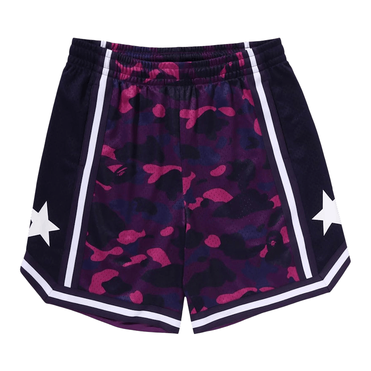 BAPE Color Camo Mesh Relaxed Fit Shorts 'Purple'