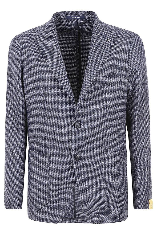 Tagliatore Textured Two-Button Blazer