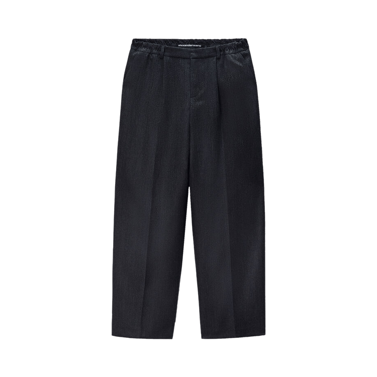 Alexander Wang Mid Rise Tailored Pants 'Black/Charcoal'