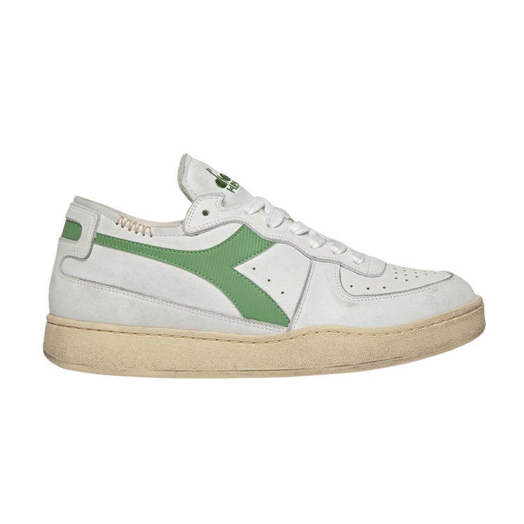 Diadora Mi Basket Row Cut 'White Stone Green'