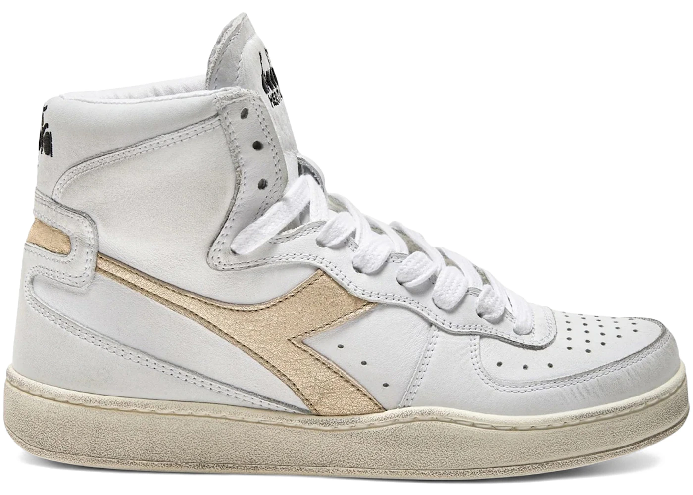Diadora Basket Used White Gold (Women's)