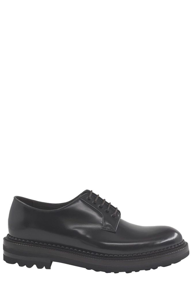 Green George Polished Lace-Up Shoes