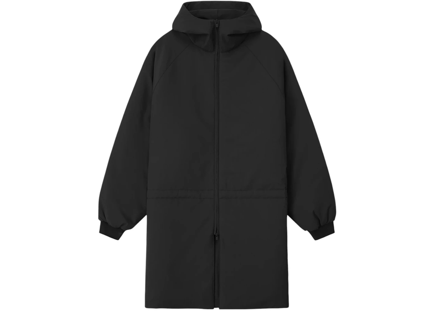 Fear of God Essentials Tech Nylon Hooded Parka Vintage Black