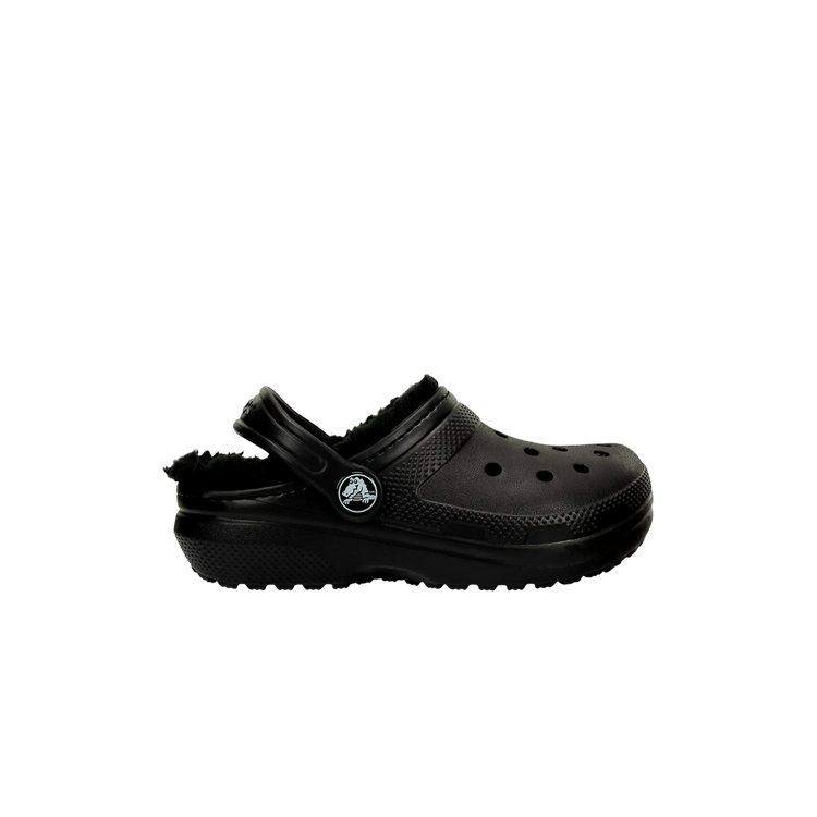 Crocs Classic Lined Clog Toddler 'Black'