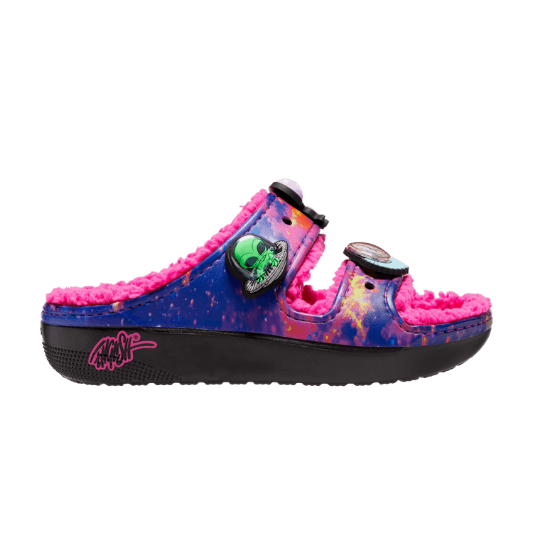 Ron English x Crocs Classic Cozzzy Sandal 'Area 54 - Galaxy'