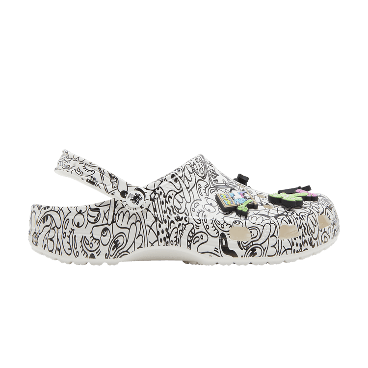 Steven Harrington x Crocs Classic Clog 'Quickstrike - White Black'