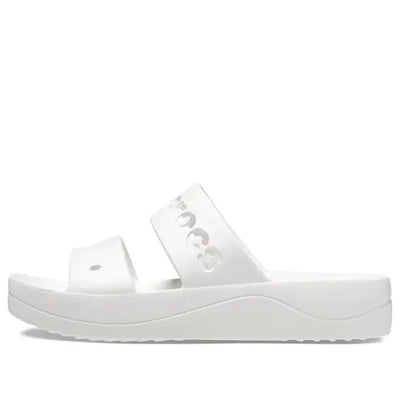 (WMNS) Crocs Baya Platform Sandals 'White'