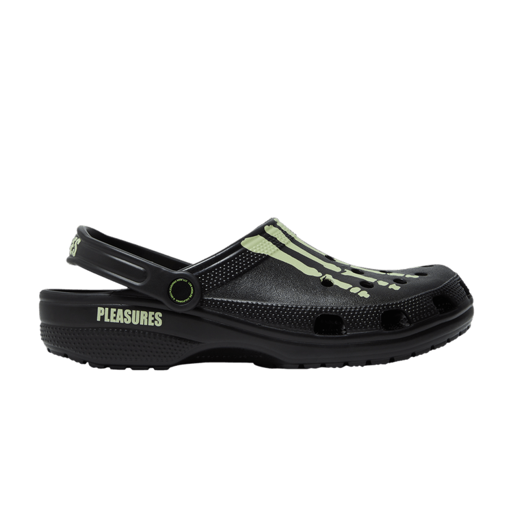 Pleasures x Crocs Classic Clog 'Skeleton - Glow in the Dark'