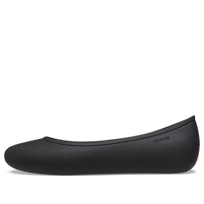 (WMNS) Crocs Brooklyn Flats 'Black'