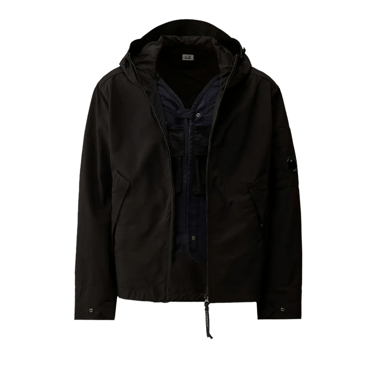 C.P. Company Twill Hooded Lens Jacket 'Total Eclipse'