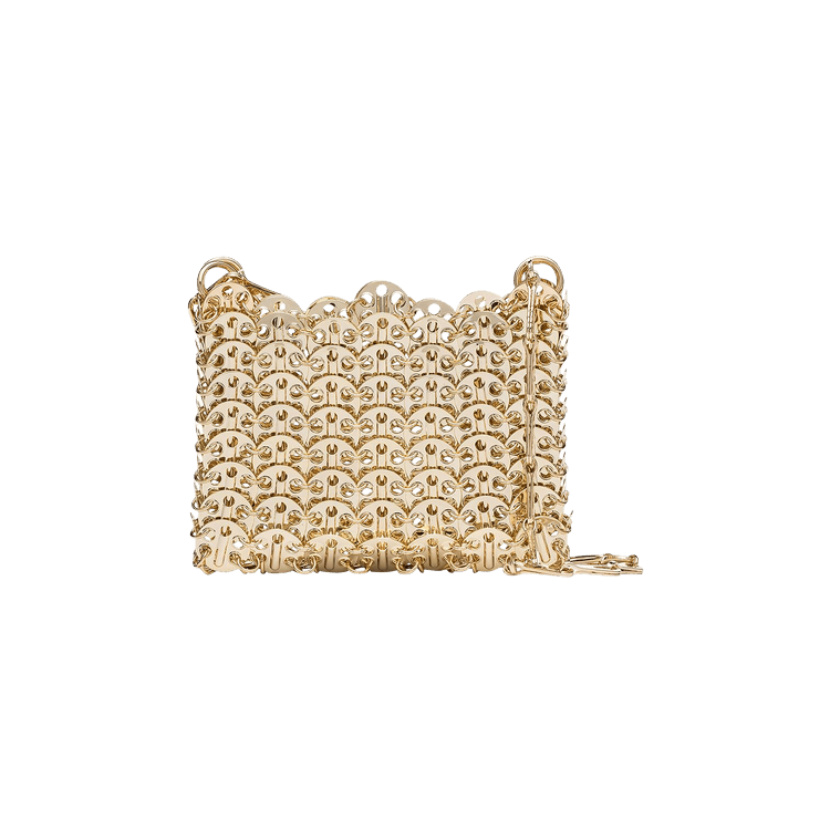 Rabanne 1969 Nano Shoulder Bag 'Light Gold'