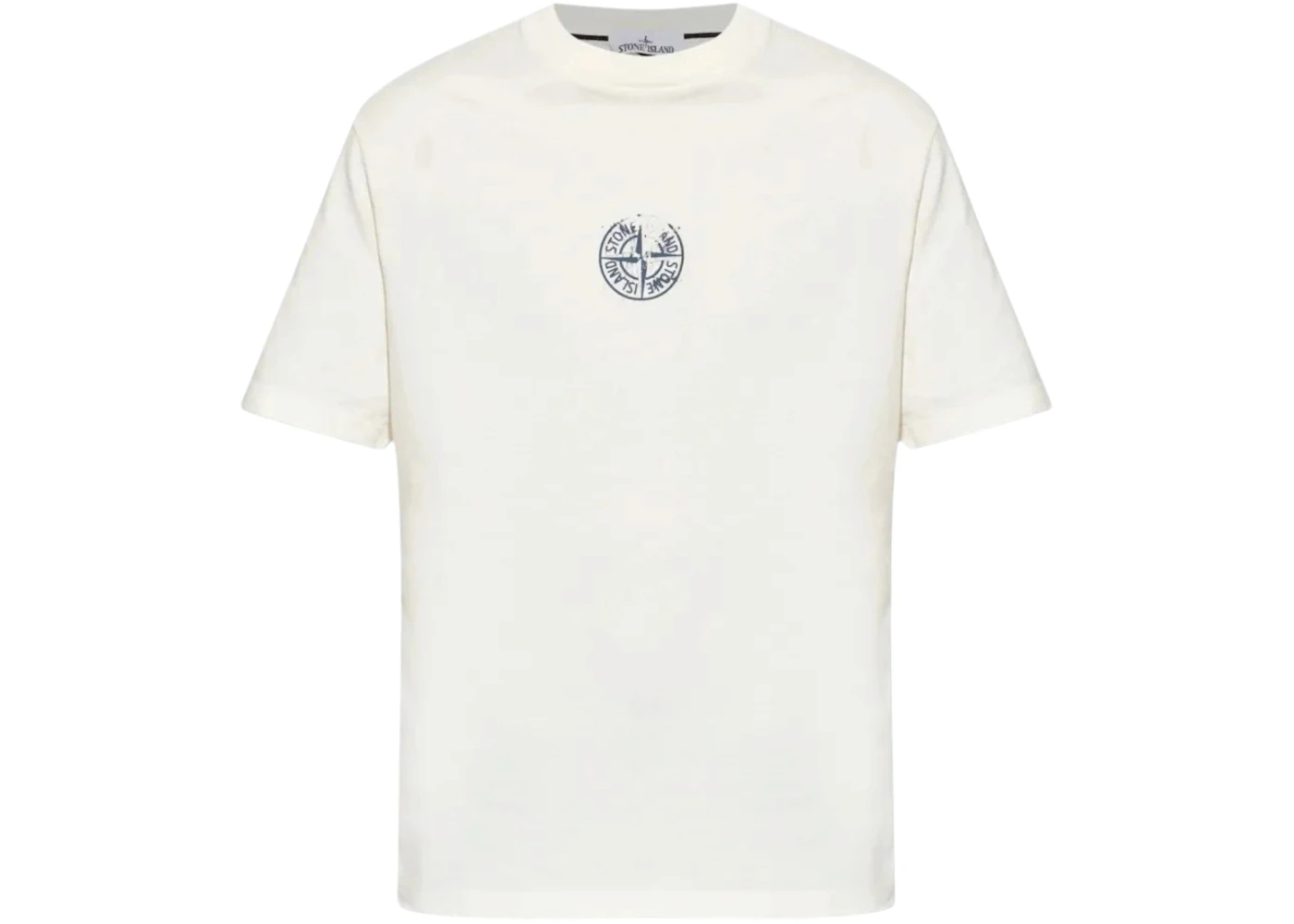 Stone Island Organic Cotton Jersey T-shirt Ivory