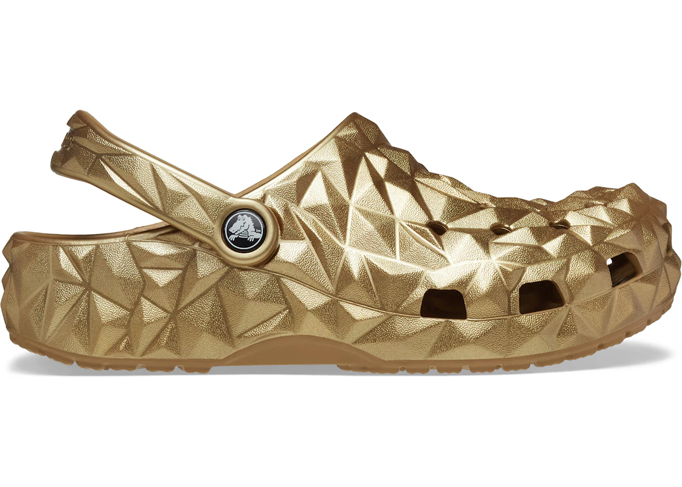 Crocs Classic Geometric Clog Metallic Gold