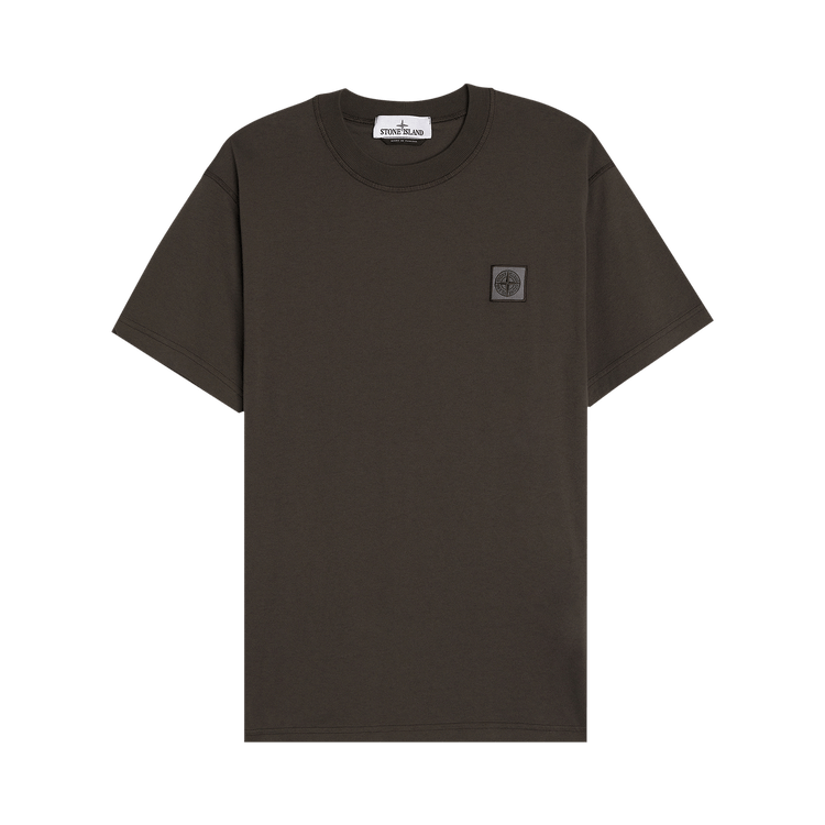 Stone Island Fissato Garment Dyed T-Shirt 'Charcoal'