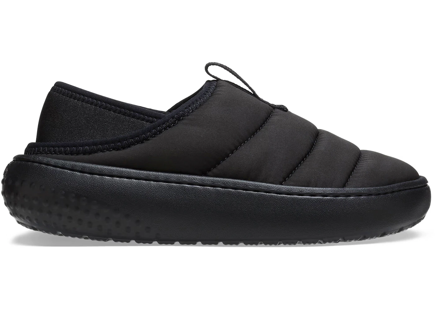Crocs Classic Puff Moc Black (Kids)