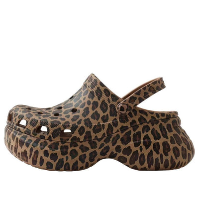 (WMNS) Crocs Bae Animal Clog 'Leopard'
