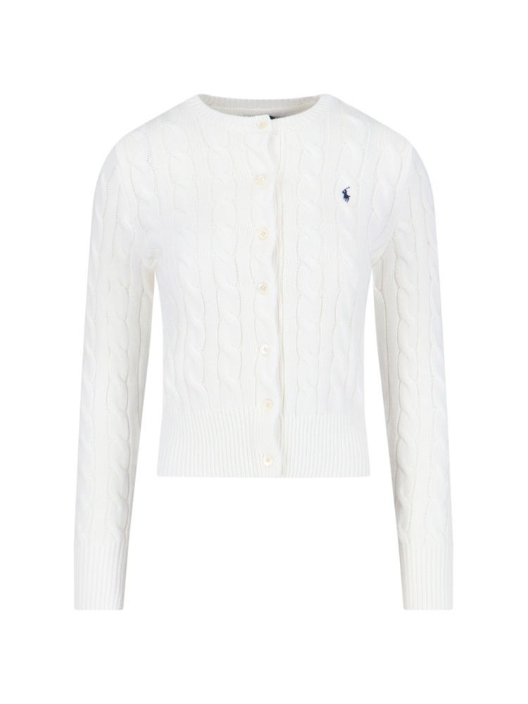 Polo Ralph Lauren Pony Embroidered Knitted Cardigan