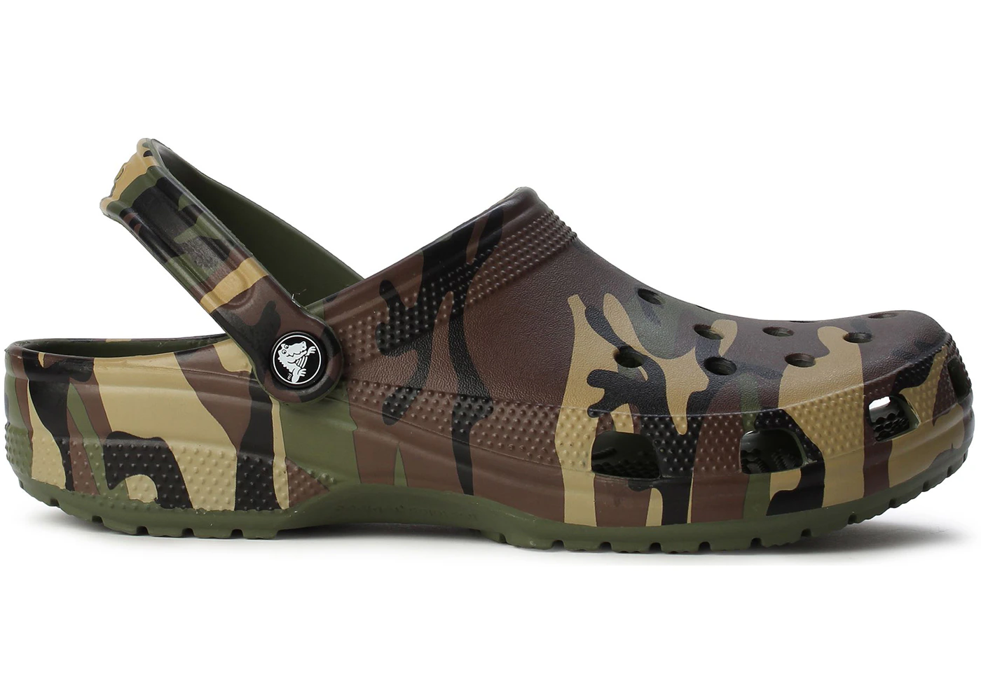 Crocs Classic Clog Camouflage Army Green Multi