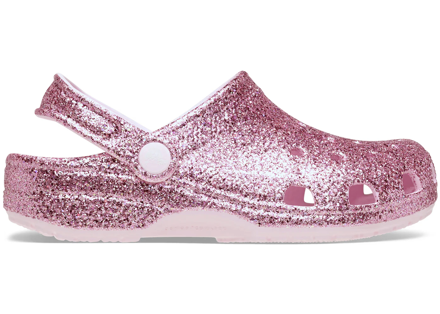 Crocs Classic Chunky Glitter Clog Pink Milk (TD)