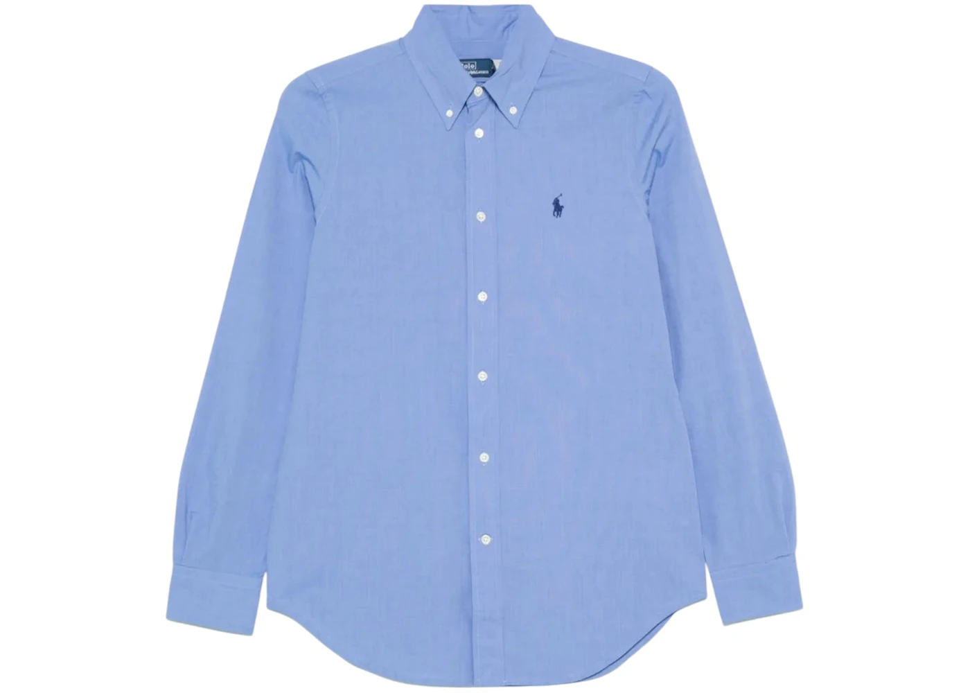Polo Ralph Lauren 60/1 Stretch Poplin-Ls Brkn St Shirt Blue