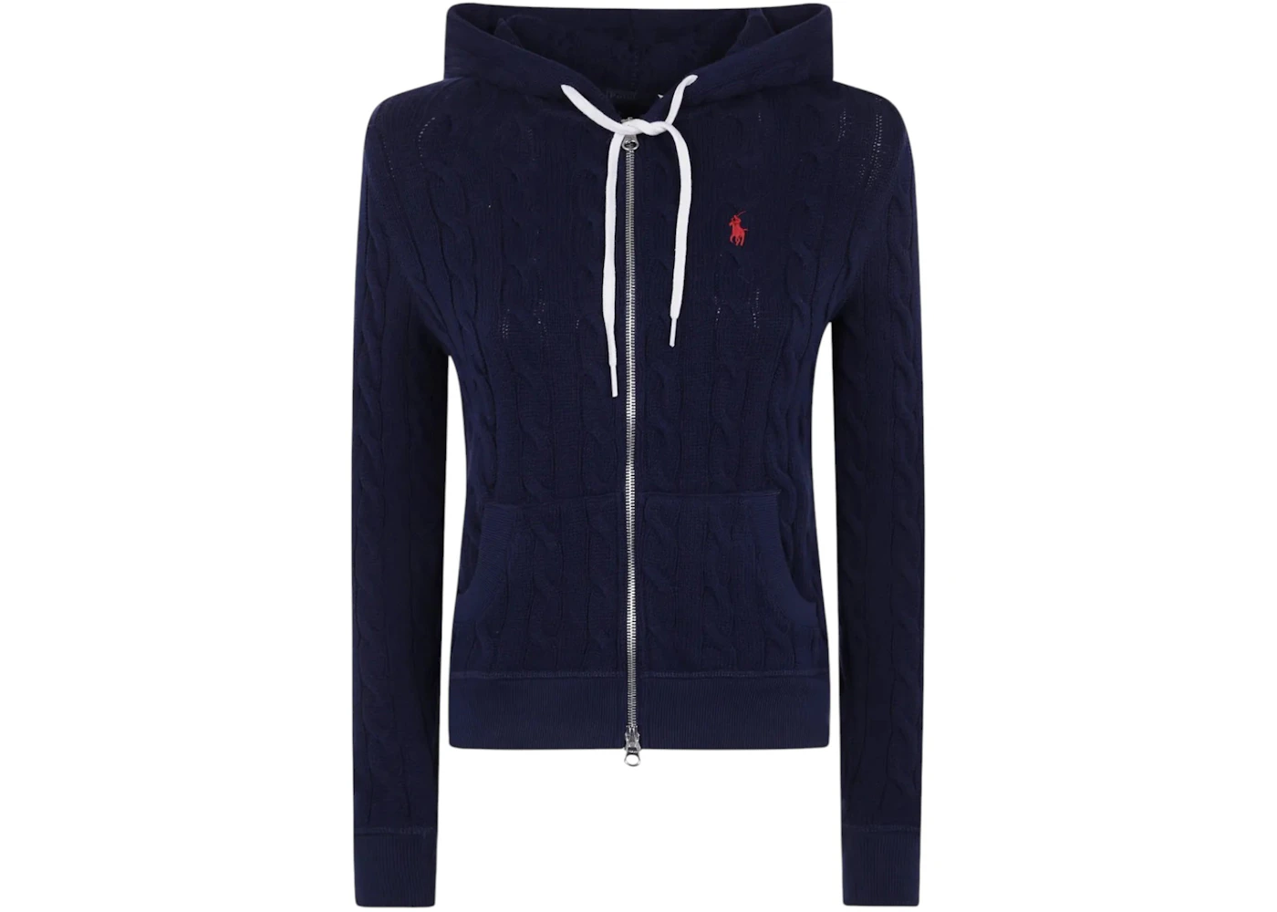 Polo Ralph Lauren Women's Long Sleeve Full Zip Hoodie Navy