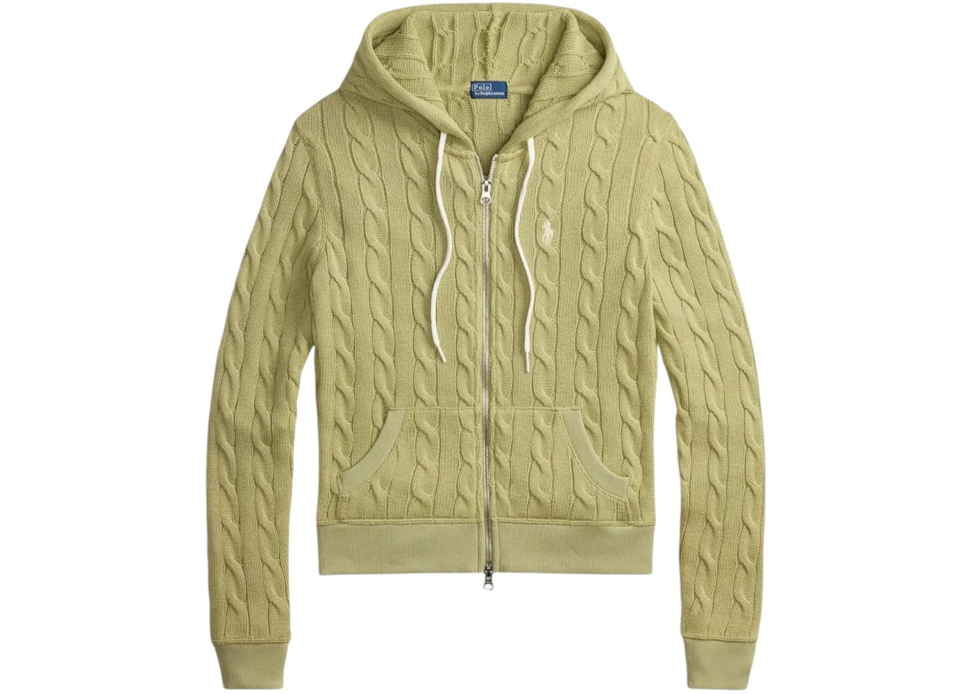 Polo Ralph Lauren Women's Long Sleeve Full Zip Hoodie Green