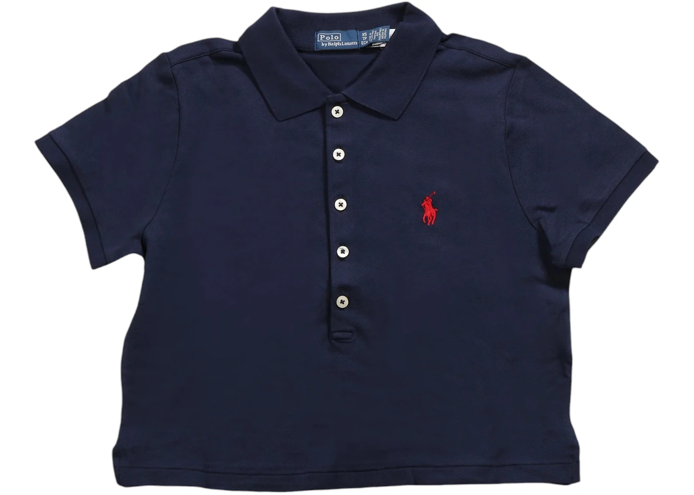 Polo Ralph Lauren Women's Knit Collar Polo Shirt Newport Navy