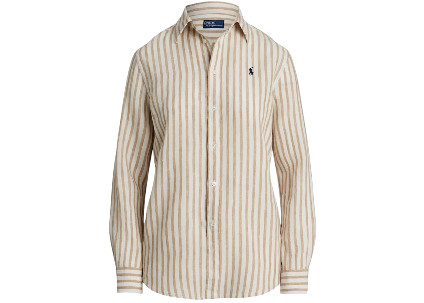 Polo Ralph Lauren Women's Classic L/S Button Front Shirt Blue
