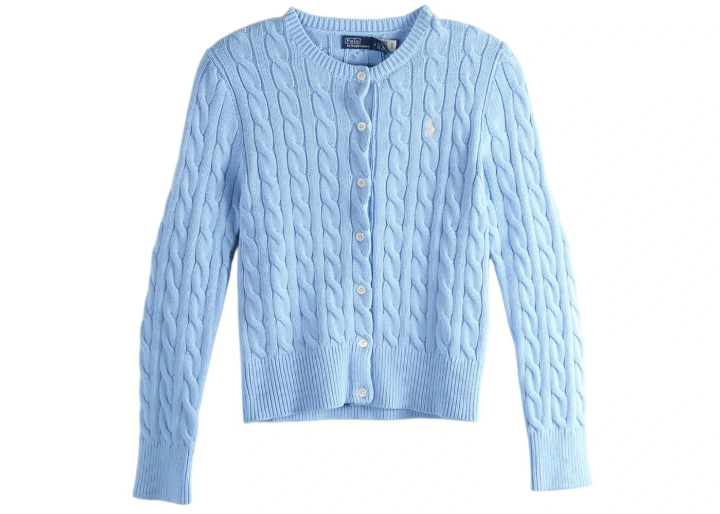 Polo Ralph Lauren Long Sleeve Cardigan Baby Blue
