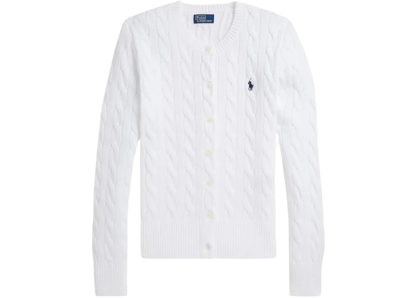 Polo Ralph Lauren Women's Long Sleeve Cardigan White
