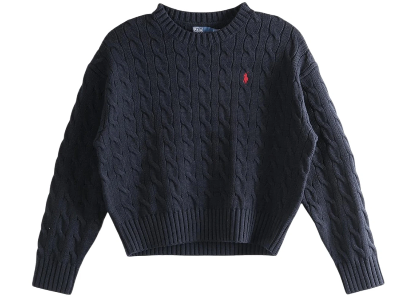 Polo Ralph Lauren Long Sleeve Crew Pullover Sweater Hunter Navy