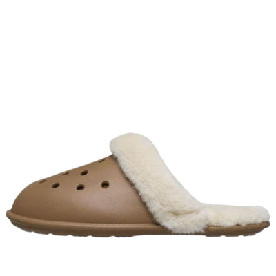 Crocs Classic Fuzz Scuff 'Sepia'