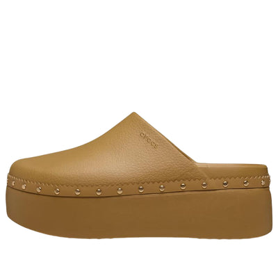 (WMNS) Crocs Dylan Platform Studded Clog 'Umber'