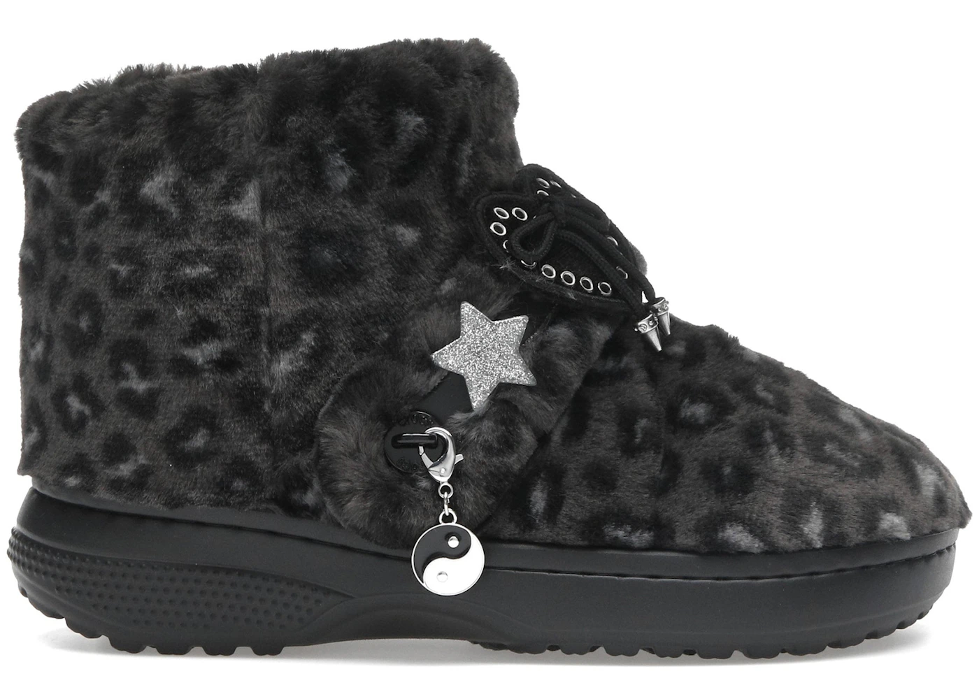 Crocs Classic Unfurgettable Boot Black Leopard