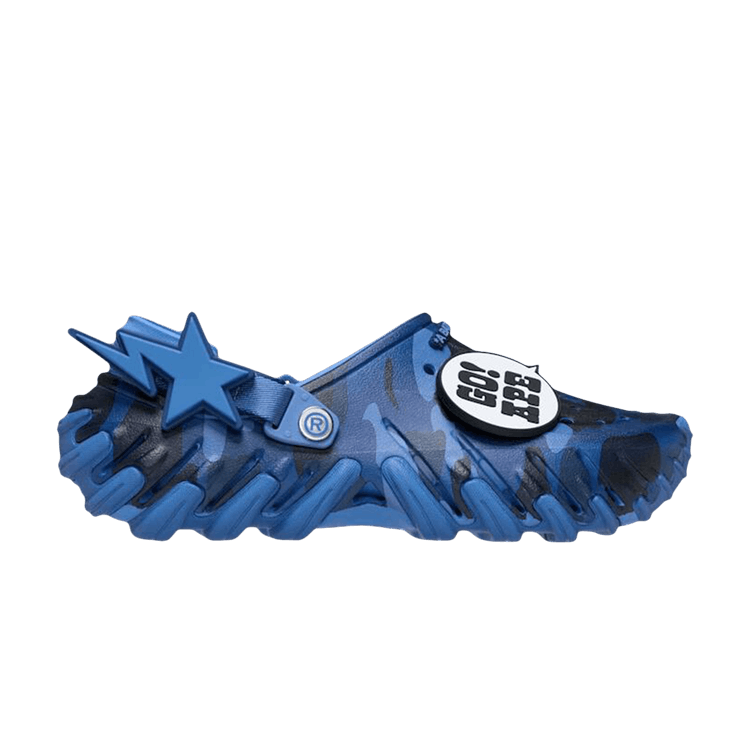 BAPE x Crocs Echo RO Clog 'Blue Camo'
