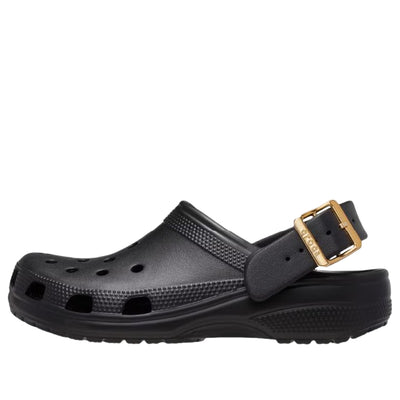 Crocs Classic Clog Metallic Buckle  'Black'